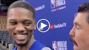 Guillermo interviews Alfonzo McKinnie
