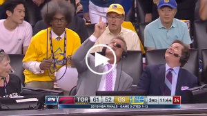 Raptors broadcasters nearly hit by falling light fixture during Game 3