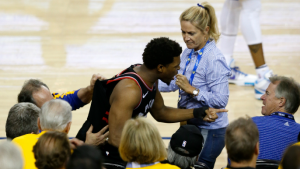 Warriors levy substantial suspension, fine for part-owner who pushed Kyle Lowry