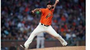 Baggarly: Madison Bumgarner threw bullpen session with wife before game vs. Mets