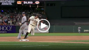 Evan Longoria smashes two-run double to give Giants lead over Padres