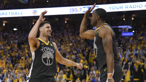 Klay Thompson’s best Warriors memory involves making fun of Andre Iguodala