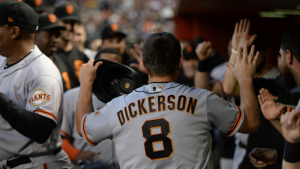 Dickerson continues sublime start to Giants tenure in series win over Diamondbacks