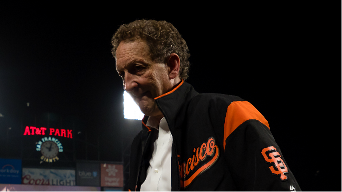 Larry Baer addresses Giants players for first time since return