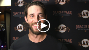 Madison Bumgarner still has his humor (and elbow) after real scare