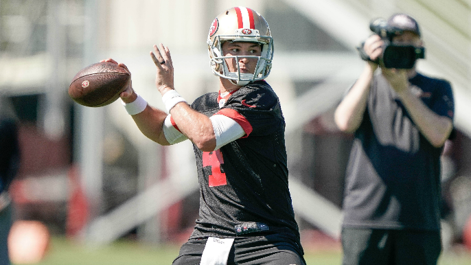 49ers Practice Report: Garoppolo, Mullens rattle off touchdown drives in under two-minute drills