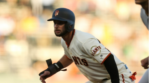 Outfielder latest sent down as Giants keep shuffling
