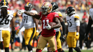 Marquise Goodwin wishes success for close friend Odell Beckham Jr. — except on Monday night