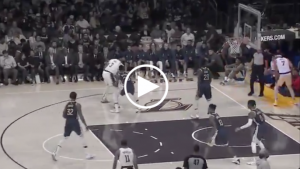 JaVale McGee dunks on Warriors after appearing to fake injury
