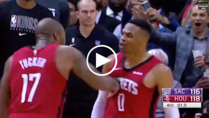 Russell Westbrook calls ‘game over’ moments before Kings hit game-winning shot