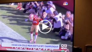 Seattle TV station reports that Vikings, not 49ers, actually won Saturday’s game
