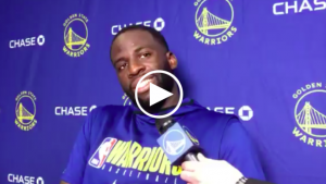 Draymond Green on facing Andre Iguodala on Monday night: ‘I’m gonna flagrant foul him’