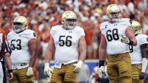 NFL Combine Notebook: When Mike McGlinchey and Quenton Nelson shut up their trash-talking teammate