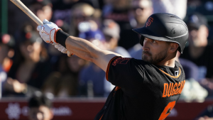 Giants option struggling pitcher and outfielder to Triple-A
