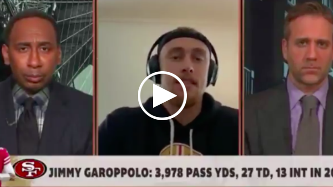 George Kittle defends Jimmy Garoppolo on First Take