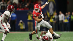 49ers draft sneaky athletic tight end in former Georgia bruiser Charlie Woerner