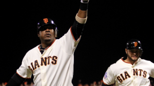 Apparently Juan Uribe didn’t know his teammates’ names