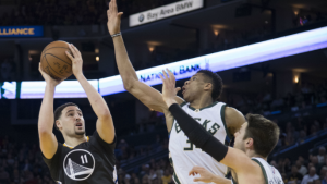 Tim Legler discusses possibility of packaging Klay in potential Giannis trade