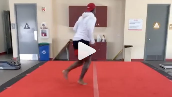 Deebo Samuel shares video update on his rehab seven weeks after surgery