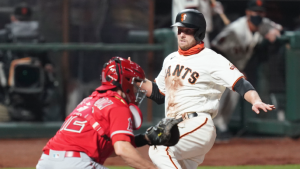 Austin Slater goes on IL as Giants call up another outfielder