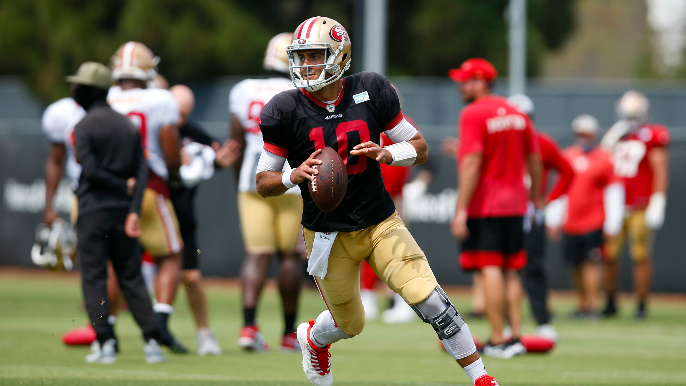 49ers Mailbag: Breakout player predictions, two tight end sets, and another Jimmy Garoppolo pancake?