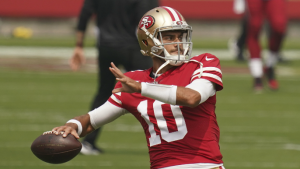 Those Jimmy Garoppolo throws ‘weren’t perfect’ Kyle Shanahan says, taking blame off receivers