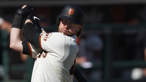 The Giants’ Justin Smoak era lasted six at-bats