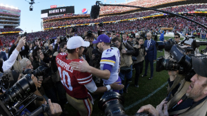 Mike Florio believes Kirk Cousins remains an option to replace Jimmy Garoppolo