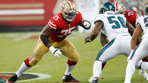 ‘Pressed up against’ the salary cap, 49ers restructure Laken Tomlinson’s contract [report]