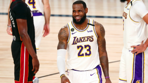 LeBron celebrates Biden victory with face swap meme of Andre Iguodala block