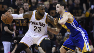 LeBron James, other NBA stars send encouraging words to Klay Thompson in wake of lower right leg injury