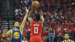 Shams: Warriors called Rockets about acquiring James Harden before Klay Thompson injury