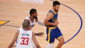 The Warriors have a Steph Curry ankle scare