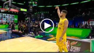 Stephen Curry wins wild 3-point shootout on final shot