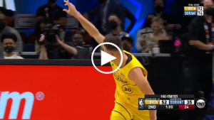 Stephen Curry put on an absolute show in the first half of the All-Star Game