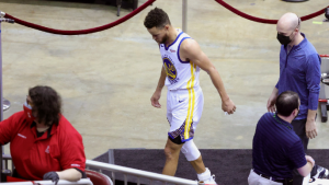 Curry has injury setback while Wiseman gets promotion