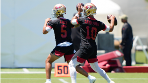 Jimmy Garoppolo recounts conversations with Shanahan, Lynch directly after offseason trade