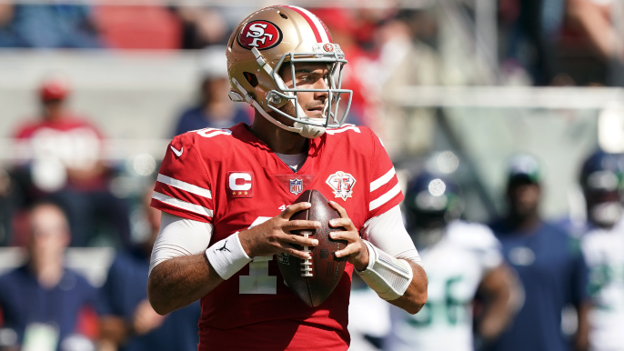 Trey Lance to make first career start after Jimmy Garoppolo ruled out against Cardinals