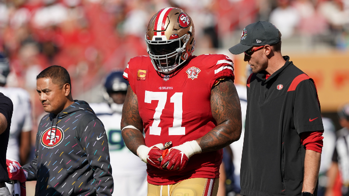 49ers lose Kinlaw for the season, announce final status report before Bears matchup