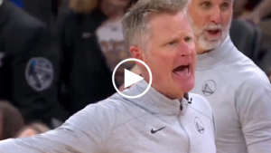 Stephen Curry limps off court, ruled out after Marcus Smart dives on ankle