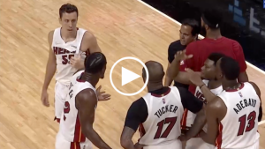 Butler, Haslem, Spolestra have wild blow up on bench during Heat-Warriors game