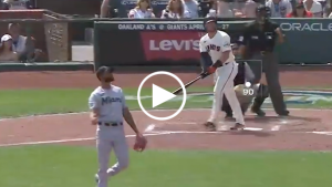 Joey Bart’s first career home run is an Opening Day bomb