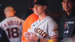 Alyssa Nakken makes history as first woman on-field coach in regular season MLB game