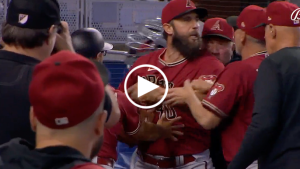 Bumgarner ejected for arguing with umpire after bizarre sticky-stuff check