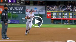 Watch: Mike Yastrzemski launches clutch home run to lift Giants over Rockies