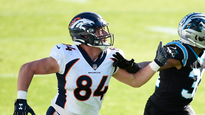 49ers sign former Broncos tight end, waive rookie