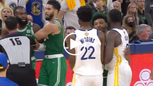 Draymond Green, Jaylen Brown need to be separated after first-half foul
