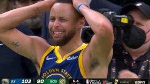 Stephen Curry gets emotional after winning 4th NBA title
