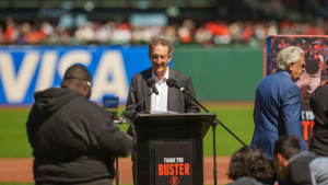 Larry Baer responds to criticisms over team spending, lack of stars, Dodgers fans taking over Oracle