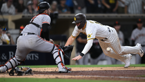 Spectacular relay preserves shutout in series-opening win over Padres